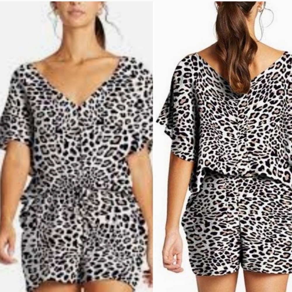 Vitamin A Cheetah Romper